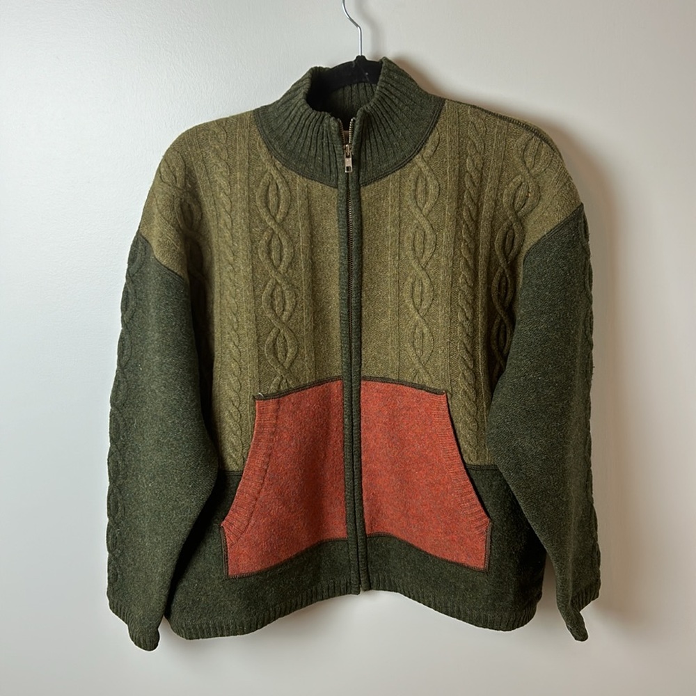 Jones New York Zip Up Sweater M